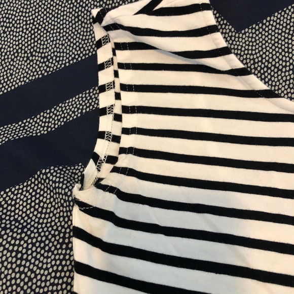 MINKPINK BLACK AND WHITE STRIPPED BODY SUIT XS - Picture 3 of 12